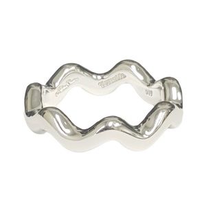Tiffany and Co. Zig Zag ring size 8